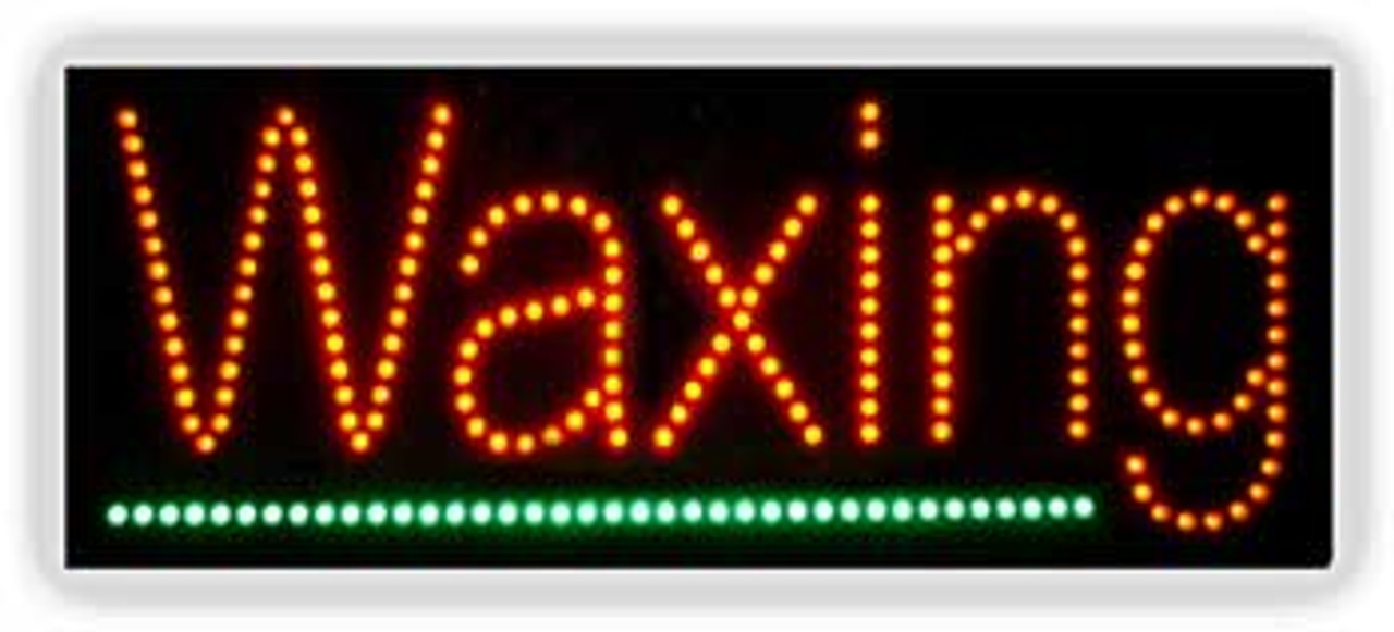 Electric LED Sign - Waxing  2173
