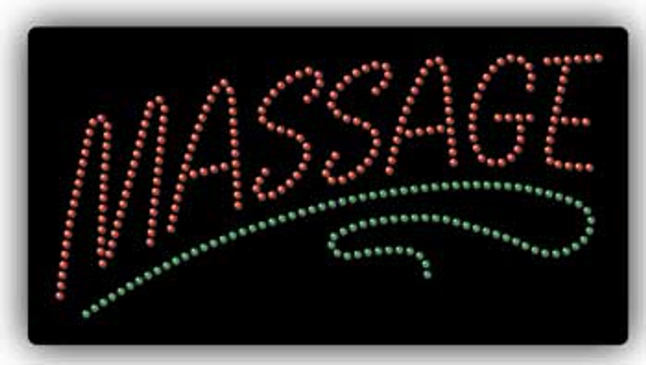 Electric LED Sign - Massage 2352