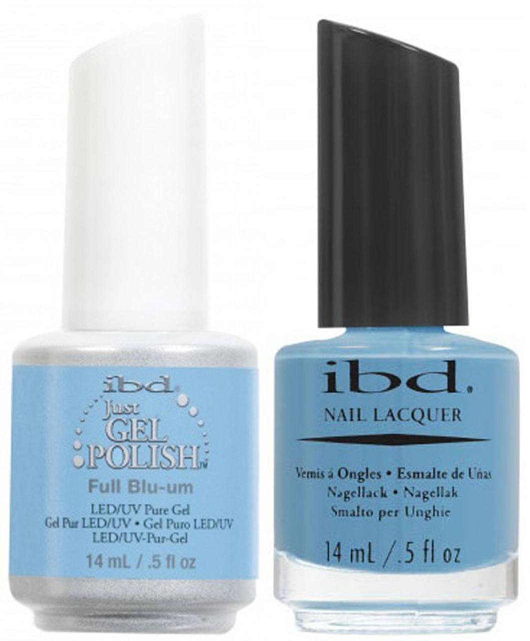 ibd Just Gel Polish & Nail Lacquer Full Blu-Um - .5oz