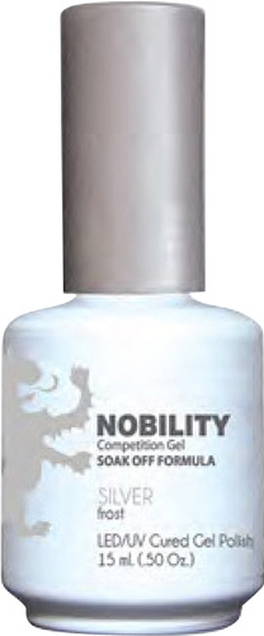 LeChat Nobility LED/UV Cured Gel Polish Silver - .5 oz  15 ml