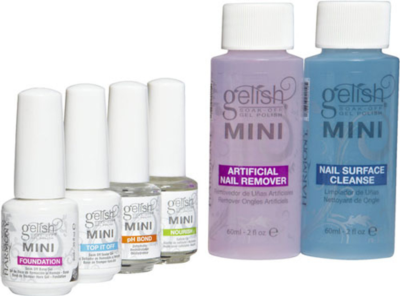 Nail harmony Gelish Mini Basix Kit ** Non-Returnable