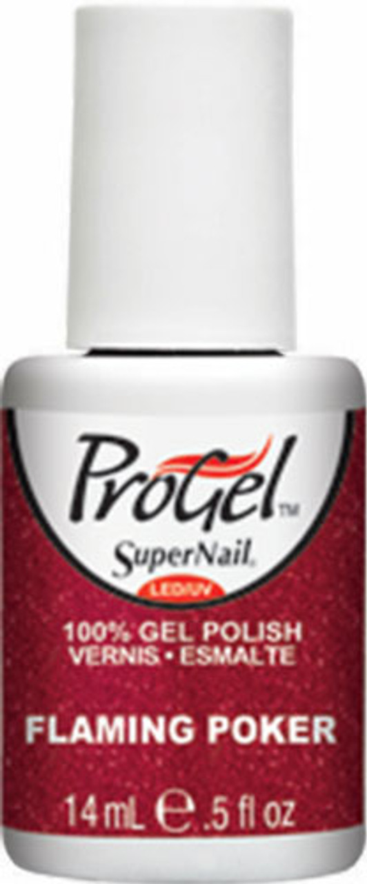 SuperNail ProGel Polish Flaming Poker - Glitter - .5 fl oz