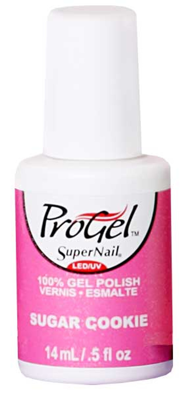 SuperNail ProGel Polish Sugar Cookie - glitter - .5 fl oz / 14 mL