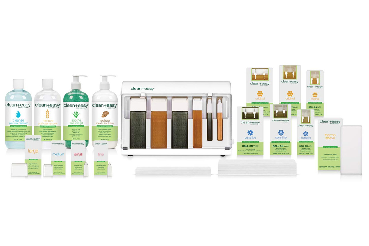 Clean + Easy Waxing Spa Full Service Kit