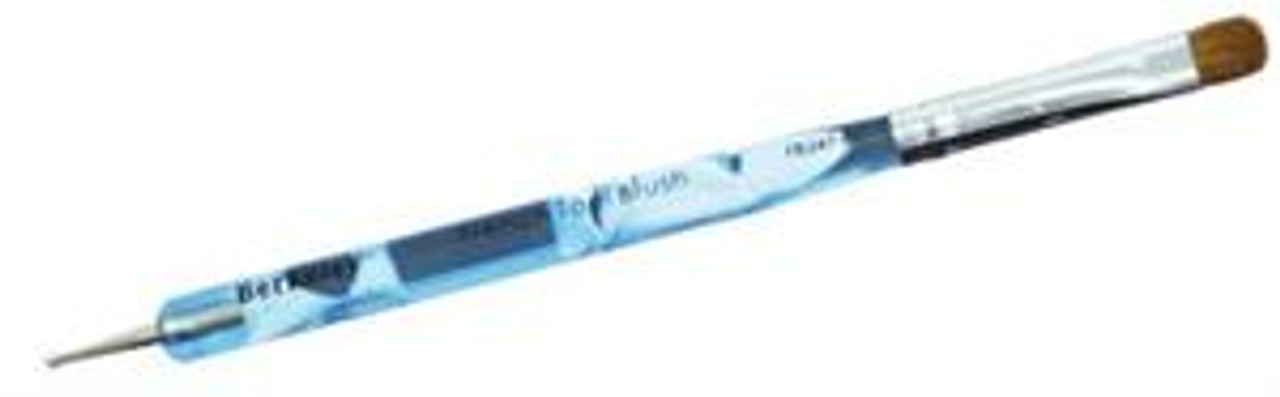 Berkeley Marble French Brush with Dot Tool -  Blue