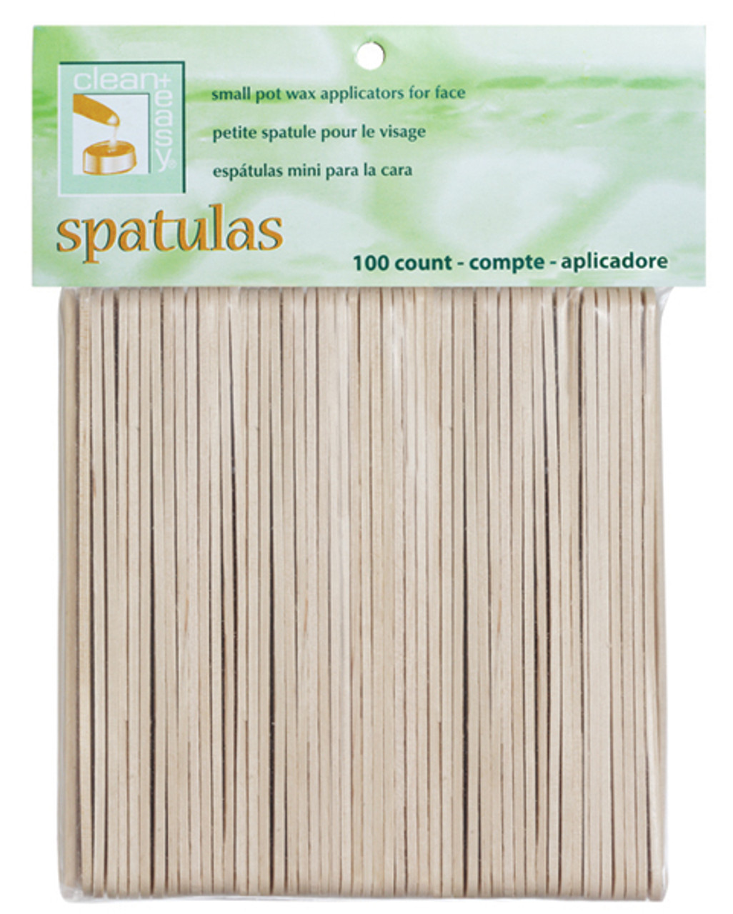 Clean + Easy Wax Applicator Petite Spatulas Small 100ct