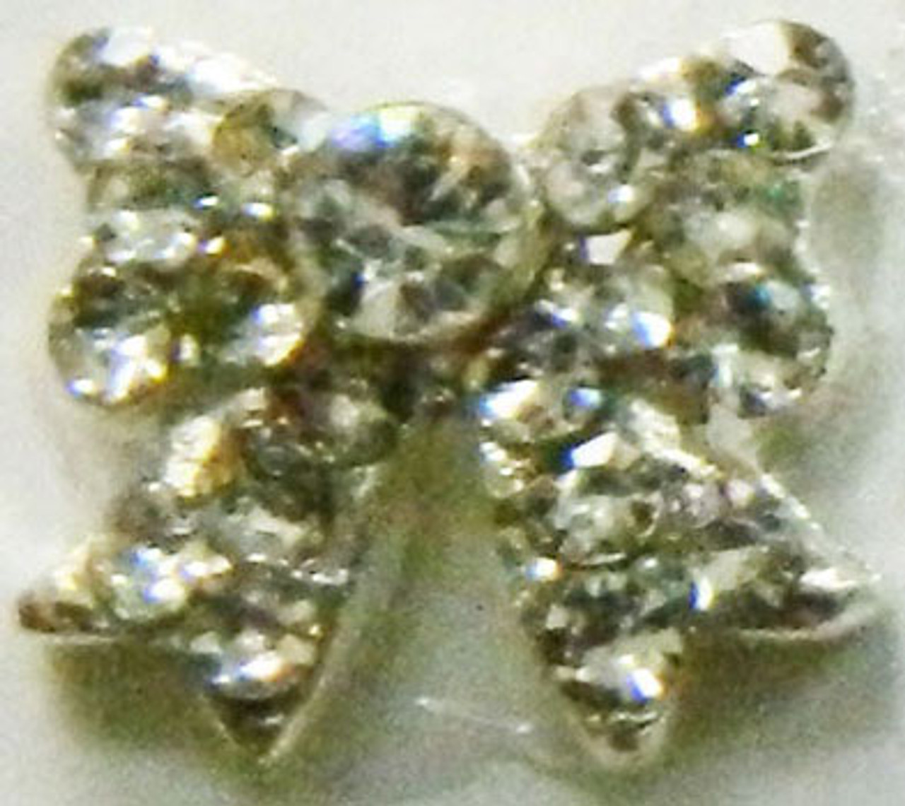 3D Rhinestones Crystal Nail Metal Charms B056