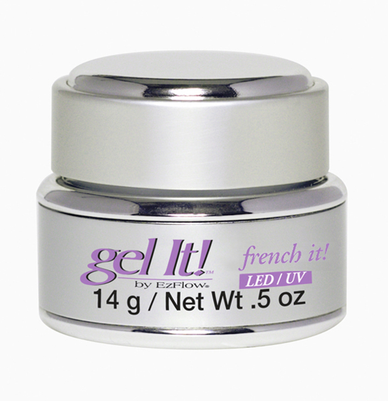 EzFlow LED/UV Gel It! French It! 14 g / Net Wt. 0.5 oz