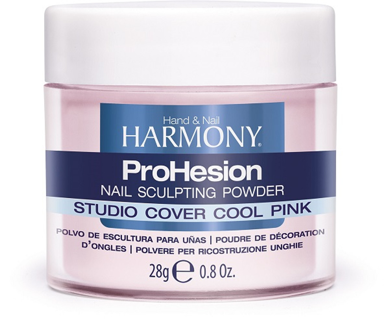 Nail Harmony ProHesion Sculpting Powder  COOL PINK - 28g / 0.8 Oz.