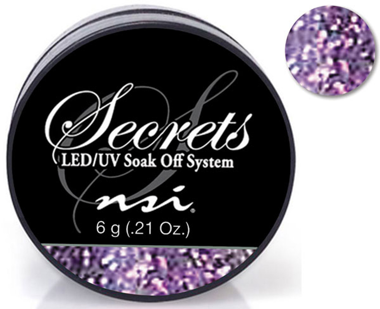 NSI Secrets Removable LED/UV Tight Lipped - 6 g (.21 Fl. Oz.)