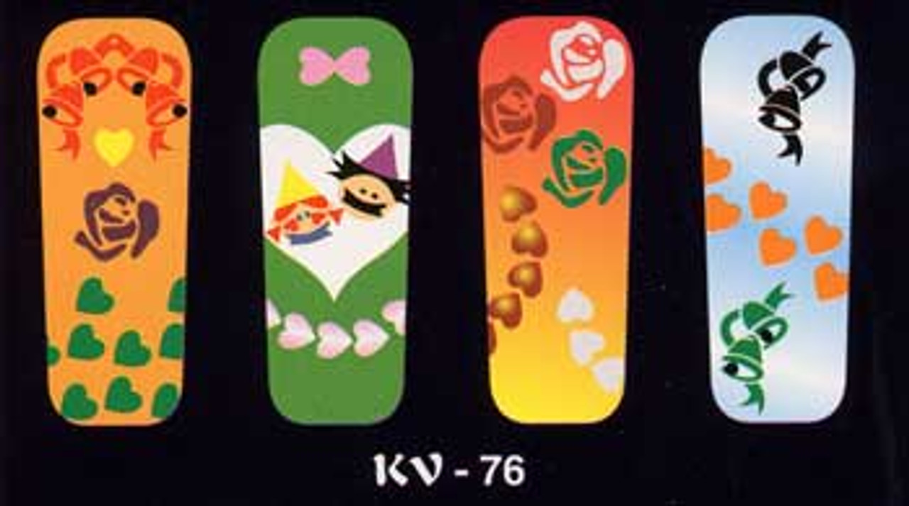 KV Airbrush Stencil # 76