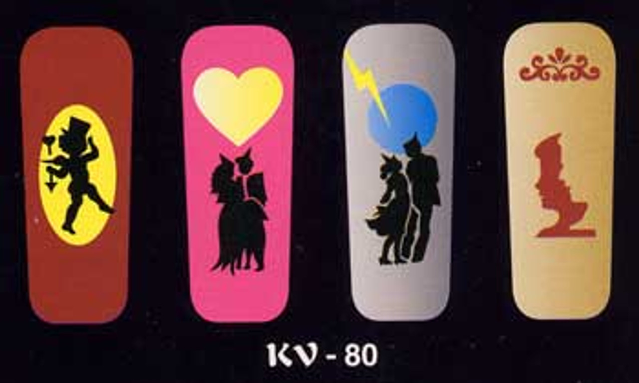 KV Airbrush Stencil # 80