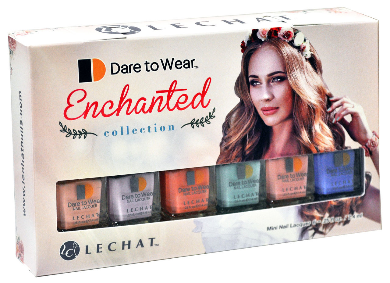LeChat Enchanted Collection - 6 mini Nail Lacquer .25 fl oz/ 7.4 ml