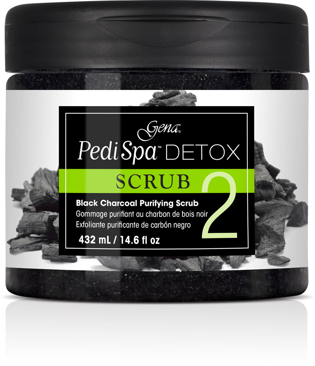 Pedi Spa Detox Black Charcoal Scrub 14.6 oz