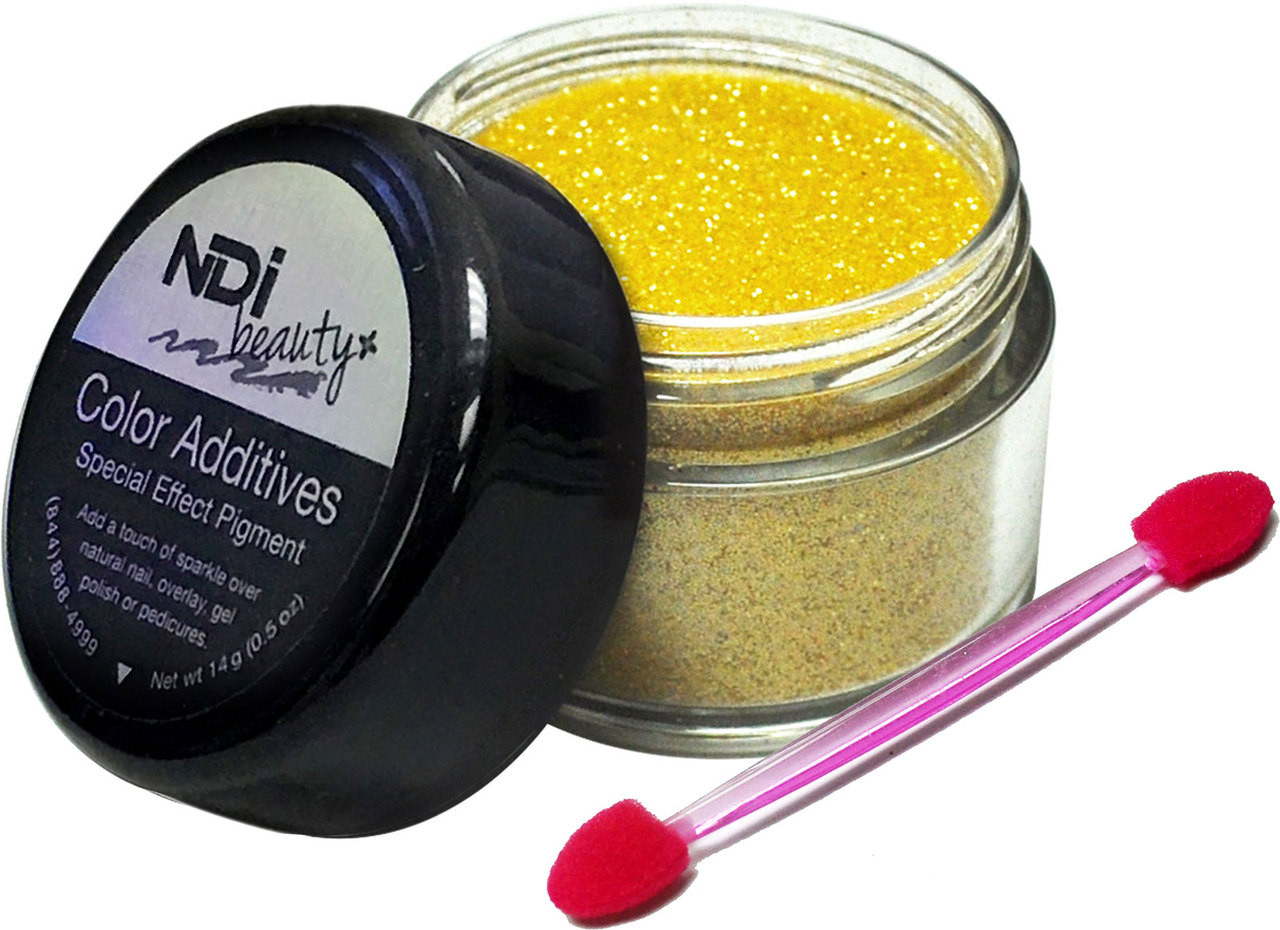 NDI beauty Mica Elements Glitter Sunmist Gold - .5oz