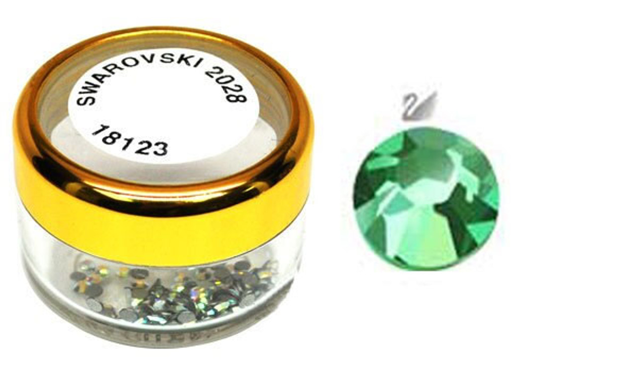 Swarovski 2028 Xilion Hotfix Flat Back SS5 Erinite - 100 pcs