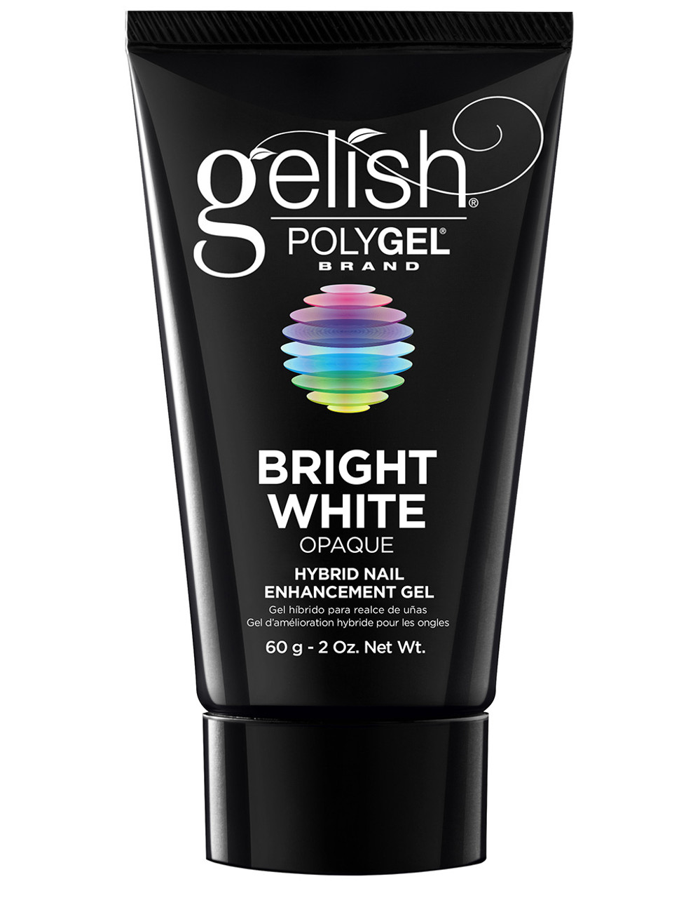 Gelish POLYGEL Nail Enhancement Bright White - 2 oz / 60 g