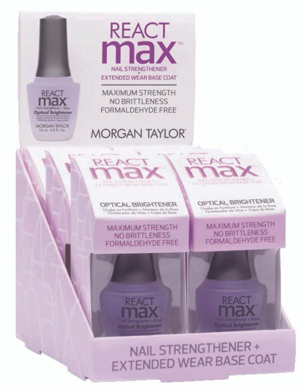 Morgan Taylor REACTmax Optical Brightener Base Coat 6PC