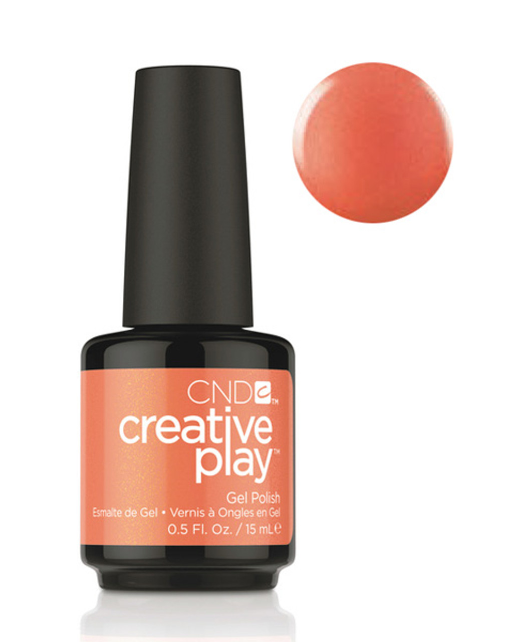CND Creative Play Gel Polish Orange You Curious- .5 oz