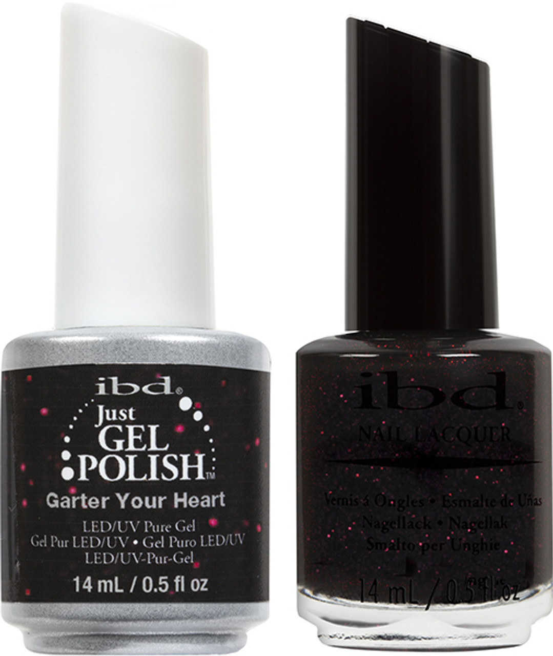 ibd Just Gel Polish & Nail Lacquer Garter Your Heart - .5oz