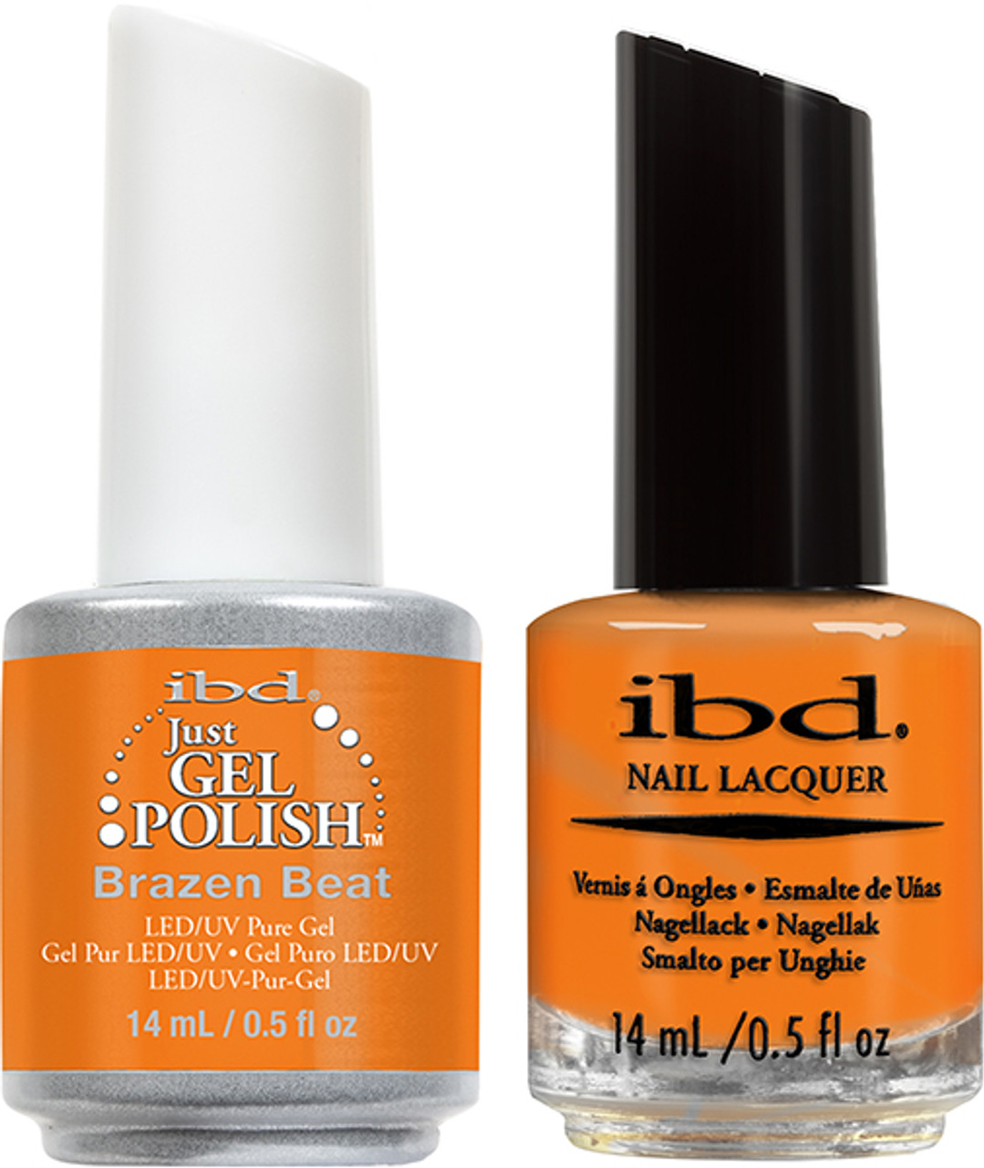 ibd Just Gel Polish & Nail Lacquer Brazen Heat - .5oz