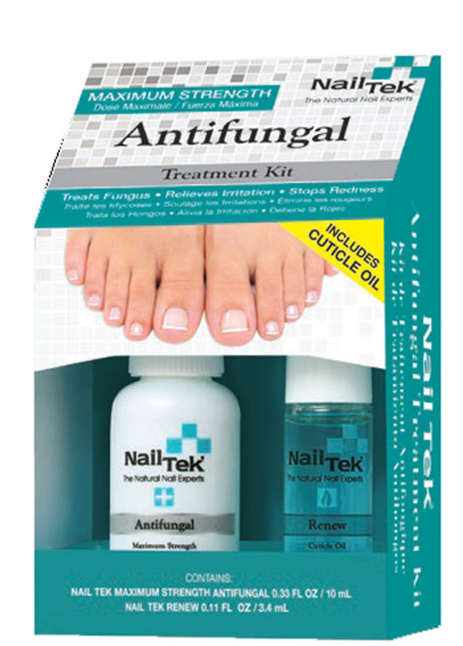 Nail Tek Anti Fungal Kit - Anti Fungal + travel size Renew