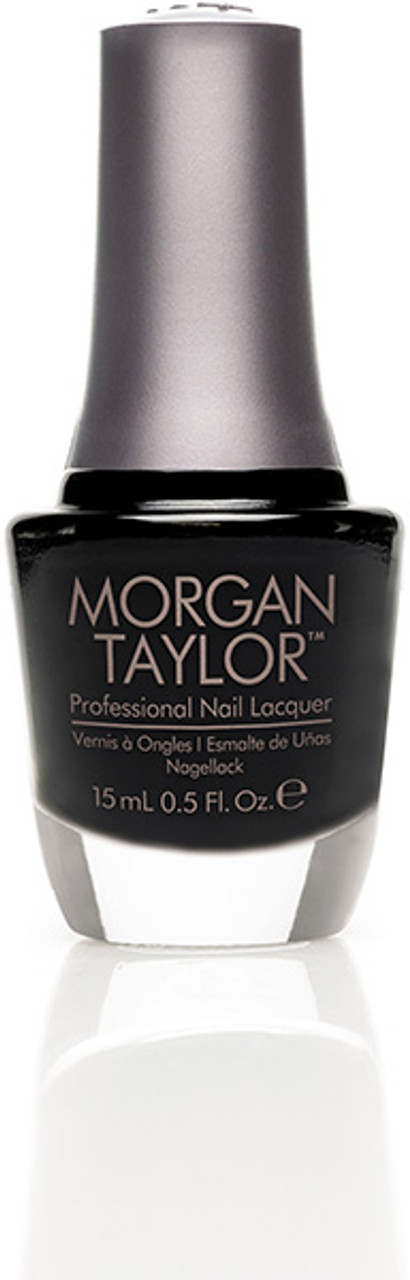 Morgan Taylor Nail Lacquer Black Shadow - .5oz