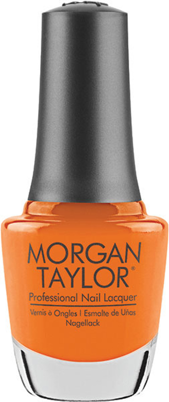 Morgan Taylor Nail Lacquer You'Ve Got Tan-Gerine Lines - Orange Neon Crme - .05 oz