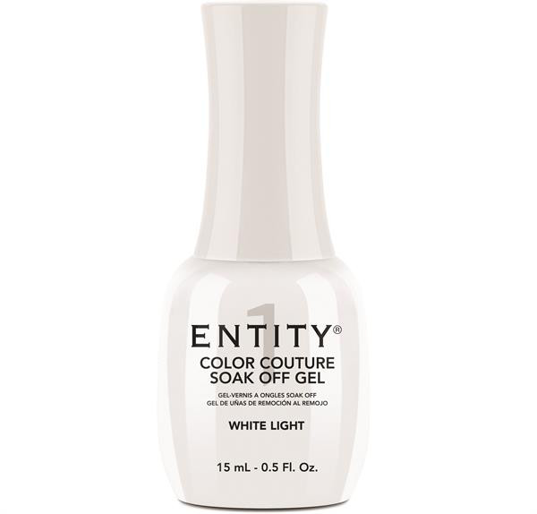 Entity Color Couture Soak Off Gel WHITE LIGHT - 15 mL / .5 fl oz