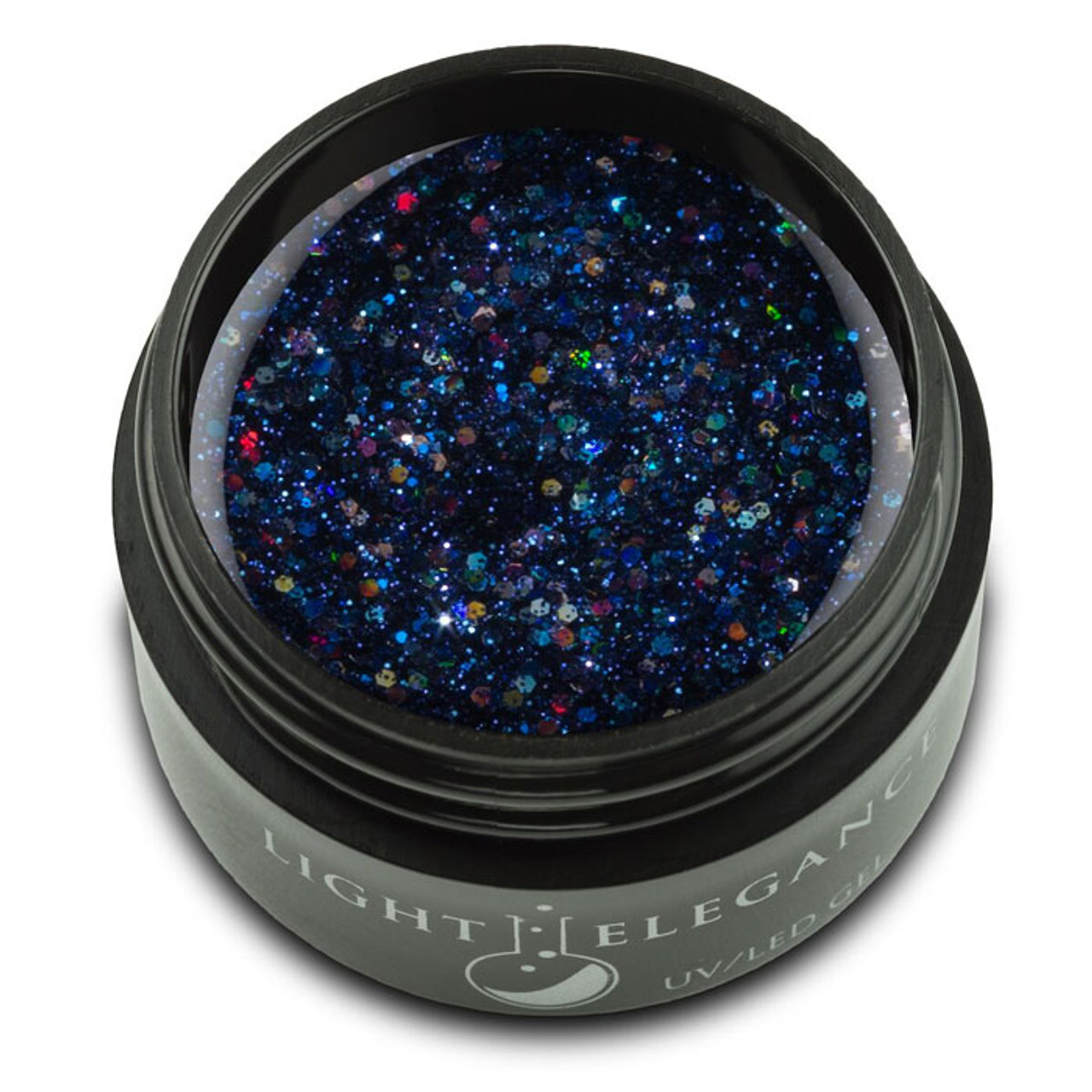 LE Light Elegance UV/LED Glitter Gel Beachside in Belize - .575 Oz (17 mL)