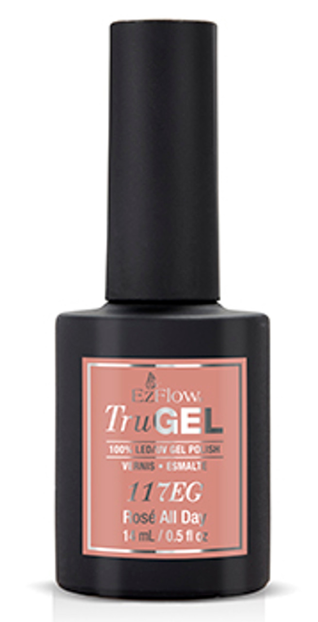 EzFlow TruGEL LED/UV Rose All Day 117EG - 14 mL / 0.5 fl oz