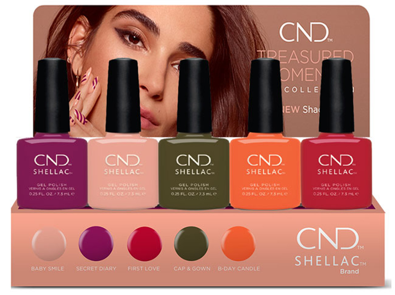 CND Shellac Gel Polish Fall 2019 Treasured Moments Collection - 5 PC