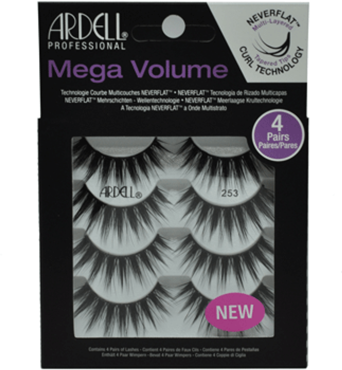 Ardell Professional Mega Volume Fashion Lash - 4 pack