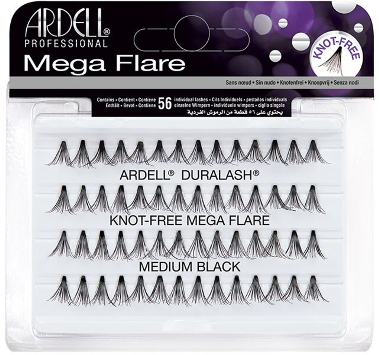 Ardell Duralash Mega Flare - Knot-Free Mega Flare Medium Black
