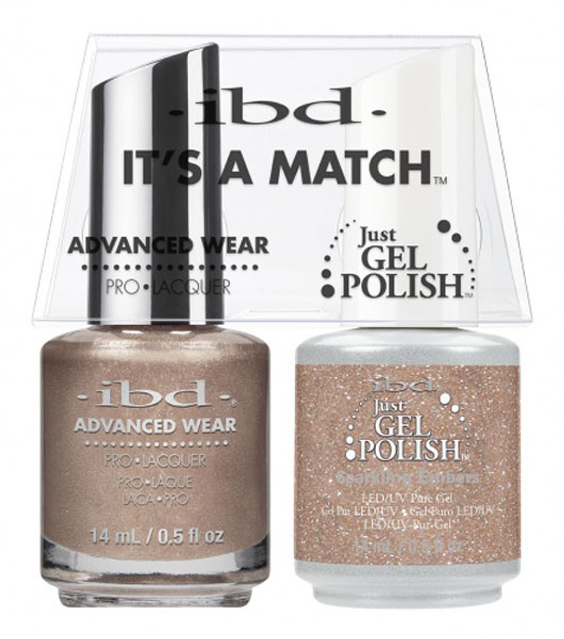 ibd It's A Match Advanced Wear Duo Sparkling Embers - 14 mL/ .5 oz