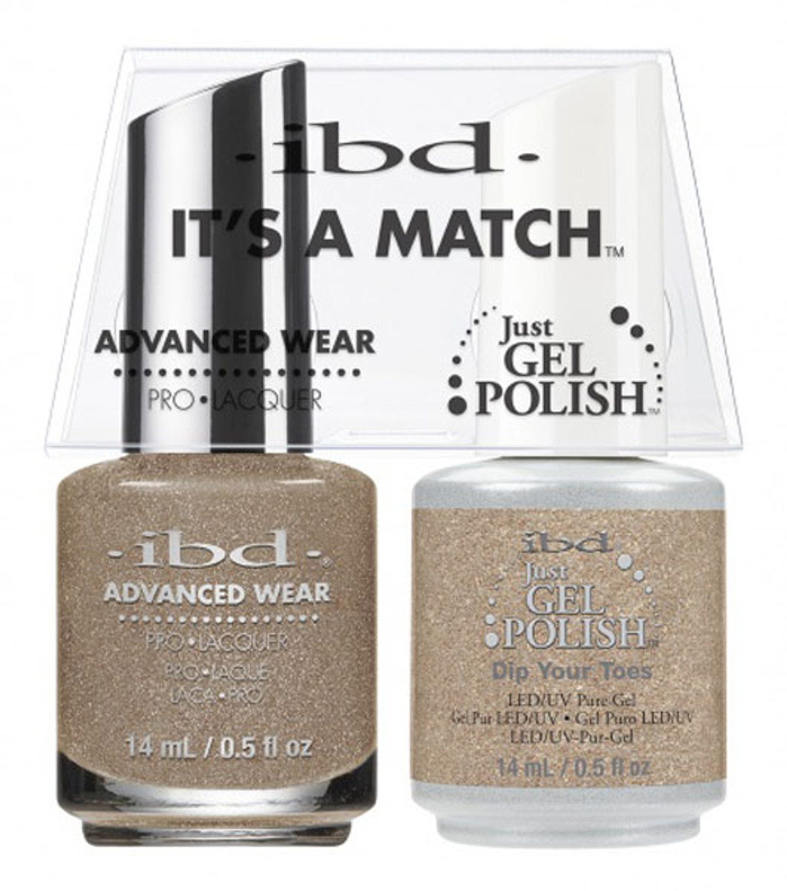 ibd It's A Match Advanced Wear Duo Dip Your Toes - 14 mL/ .5 oz