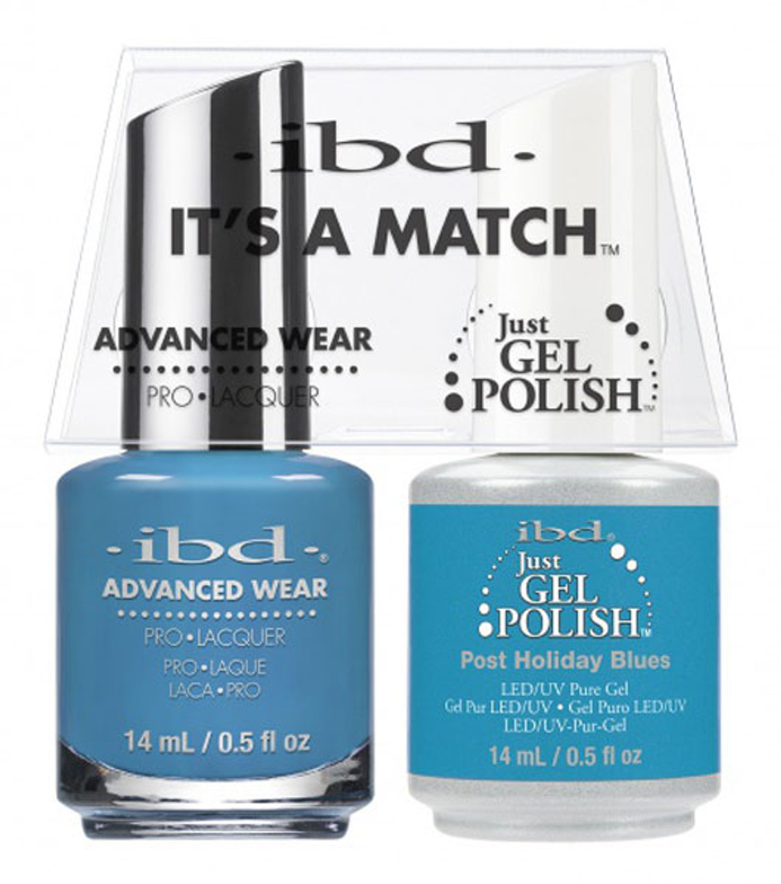 ibd It's A Match Advanced Wear Duo Holiday Blues - 14 mL/ .5 oz