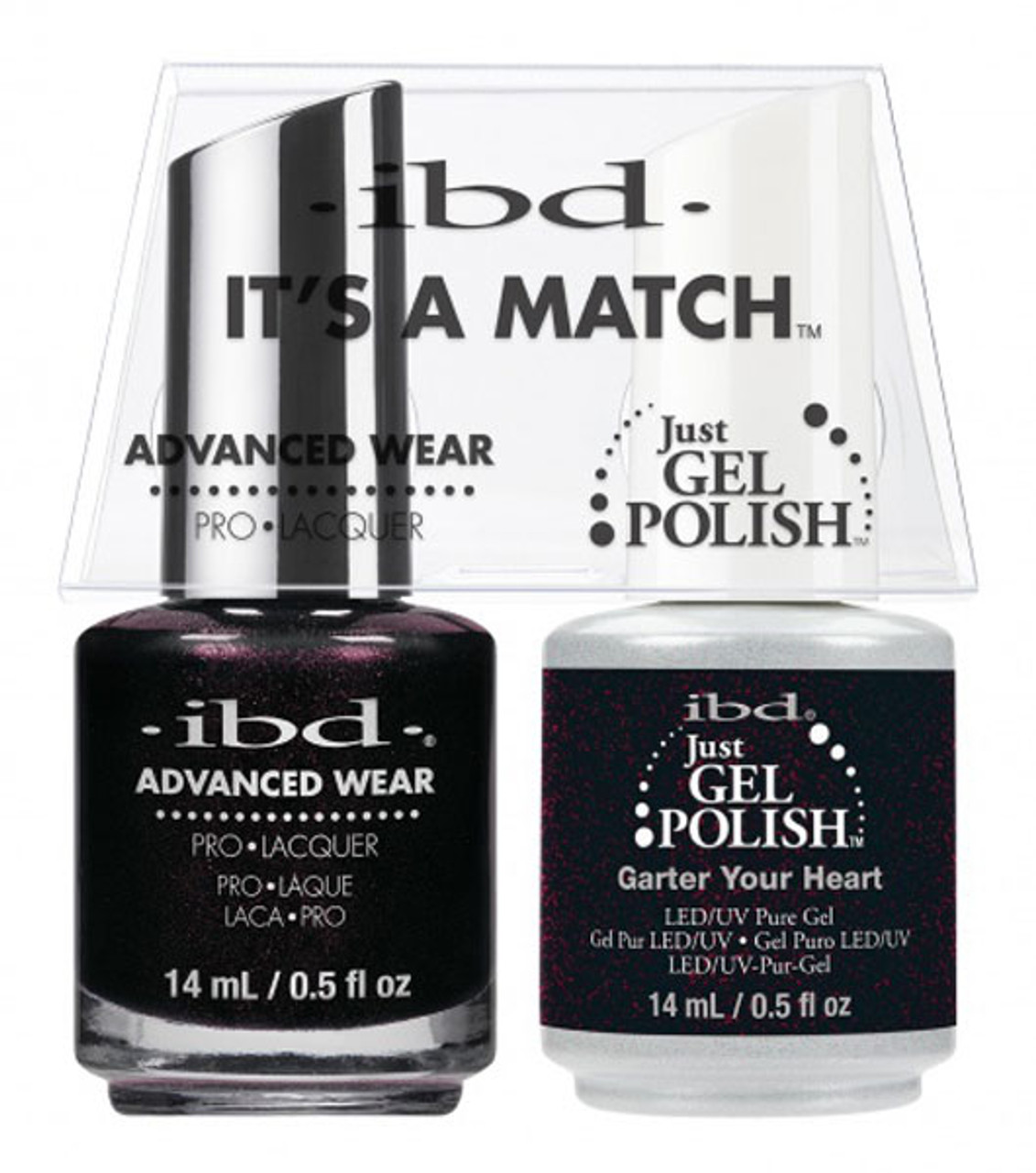 ibd It's A Match Advanced Wear Duo Garter Your Heart - 14 mL/ .5 oz