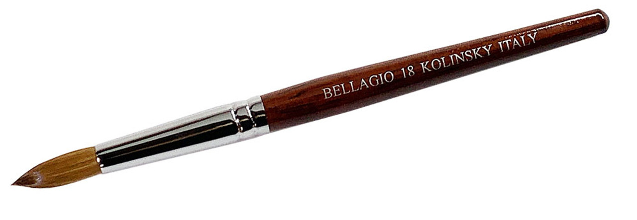 Bellagio Kolinsky Nail Brush ROUND # 18
