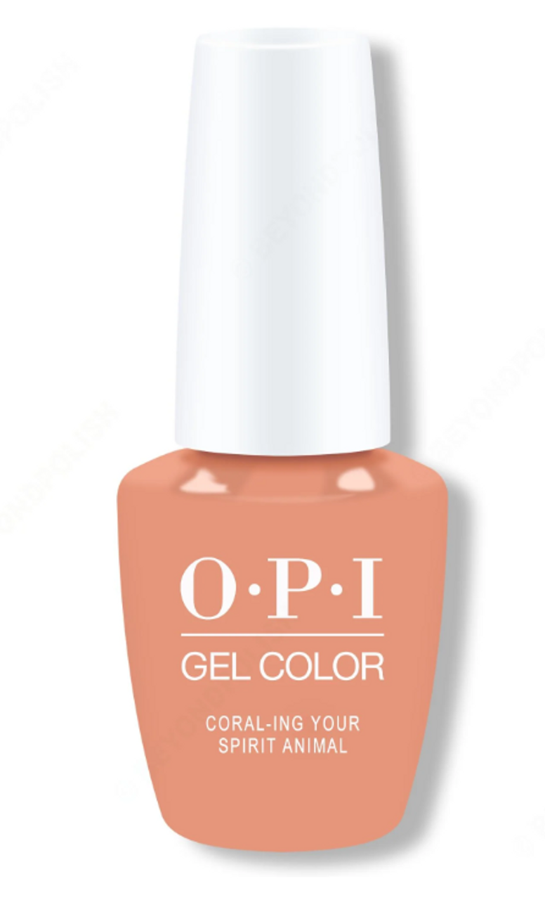 OPI GelColor Coral-ing Your Spirit Animal - .5 Oz / 15 mL