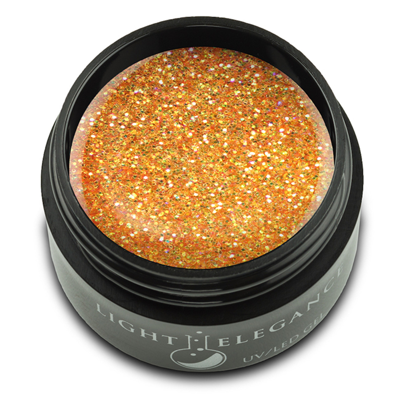 LE Light Elegance UV/LED Glitter Gel Nice Melons - .575 Oz (17 mL)