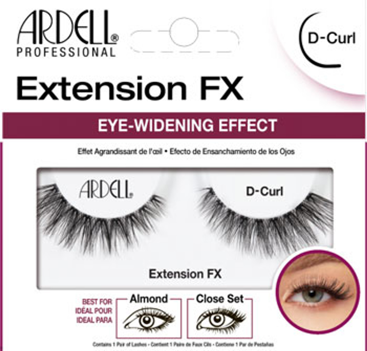 Ardell Professional Extension FX Eye-Widening Effect D Curl