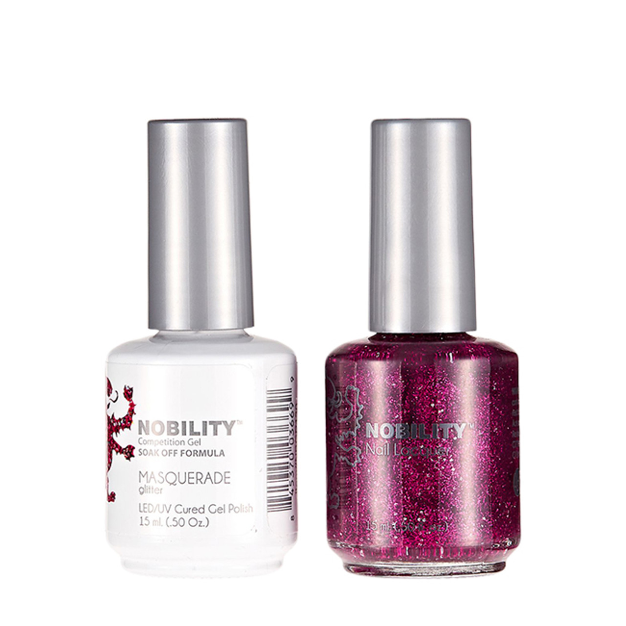 LeChat Nobility Gel Polish & Nail Lacquer Duo Set Masquerade - .5 oz / 15 ml