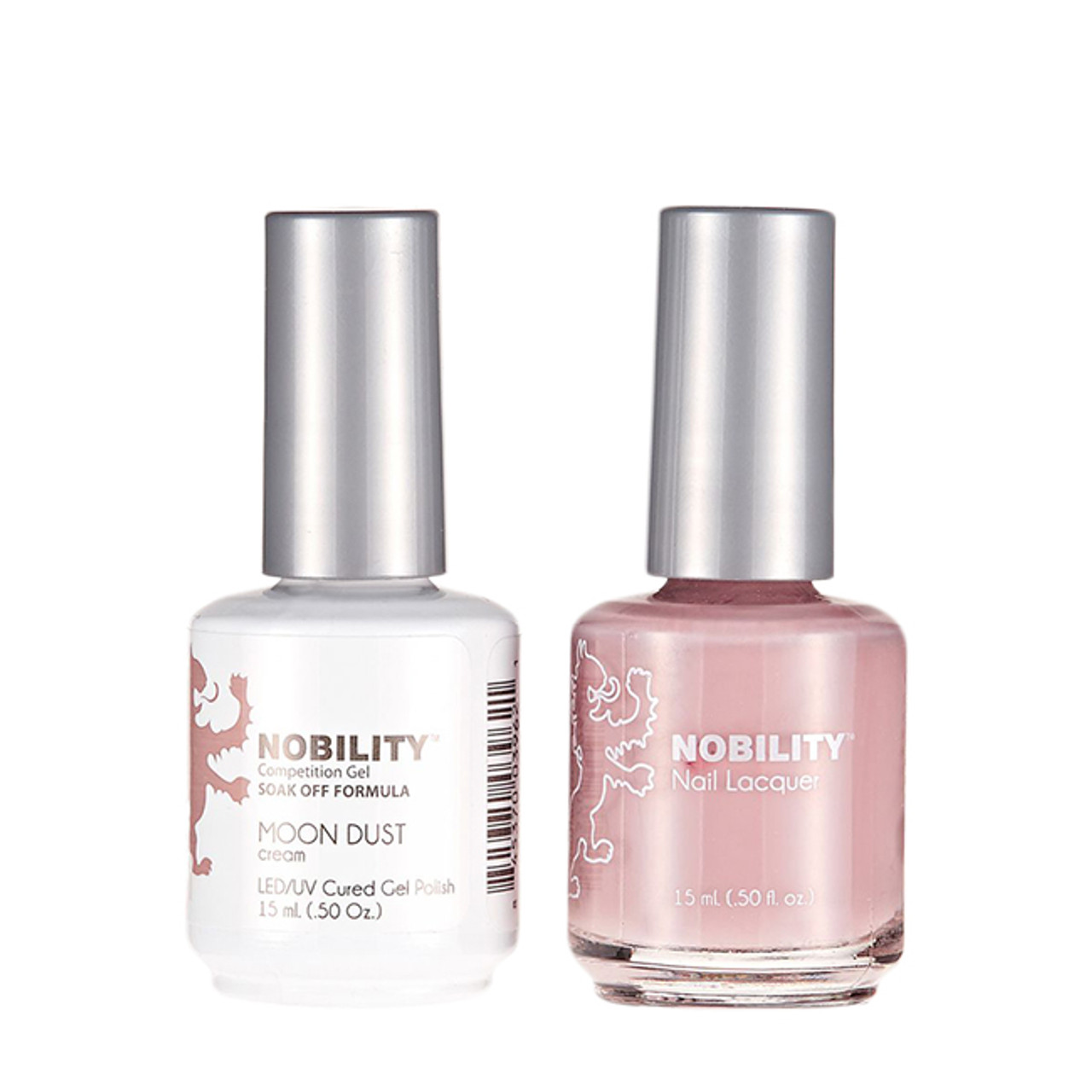 LeChat Nobility Gel Polish & Nail Lacquer Duo Set Moon Dust - .5 oz / 15 ml