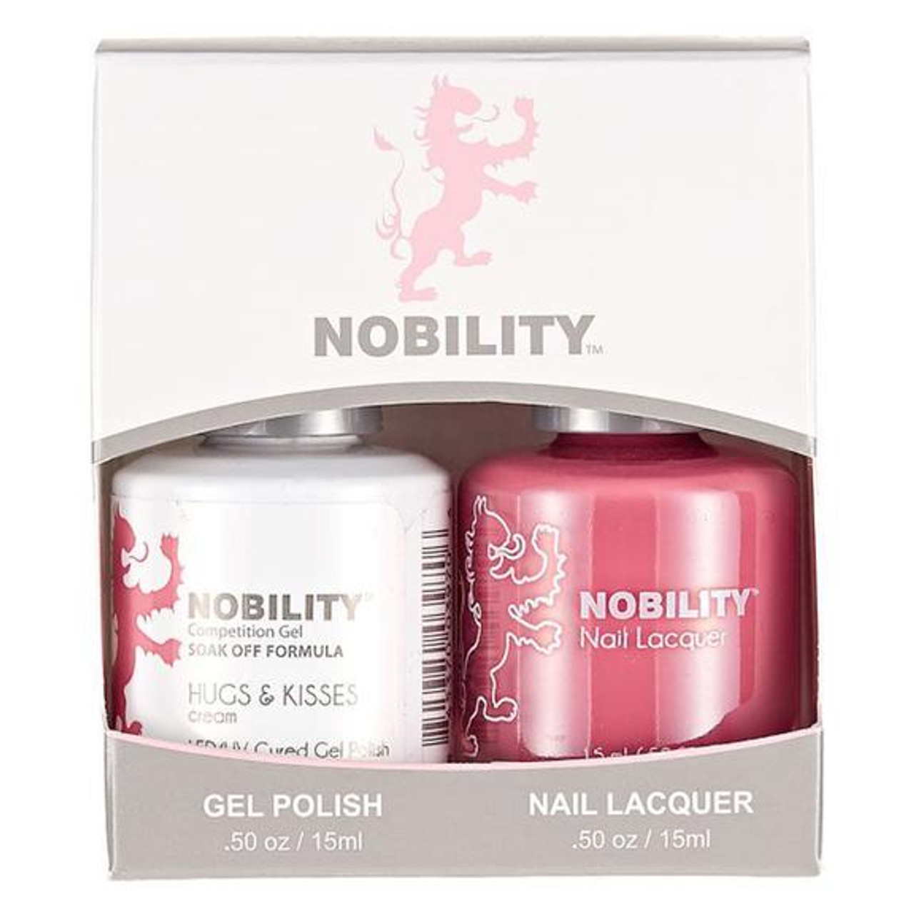LeChat Nobility Gel Polish & Nail Lacquer Duo Set Hugs & Kisses - .5 oz / 15 ml