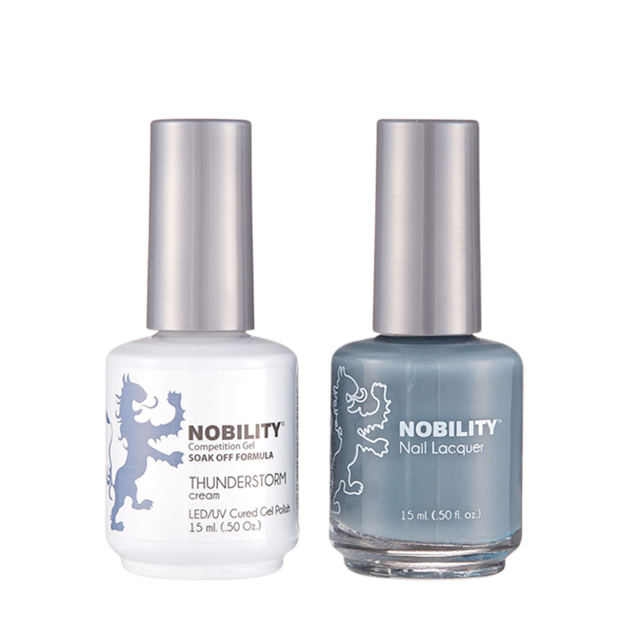 LeChat Nobility Gel Polish & Nail Lacquer Duo Set Thunderstorm - .5 oz / 15 ml