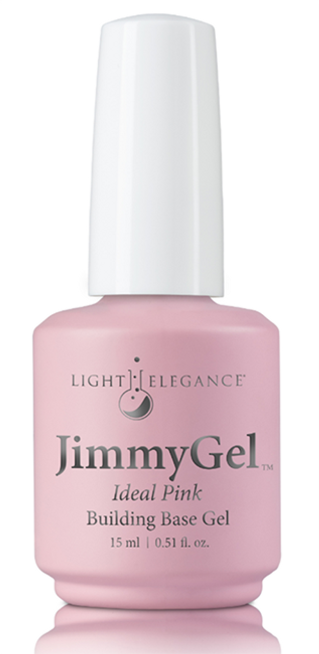 Light Elegance JimmyGel Soak-Off Building Base Ideal Pink - 13.5 mL
