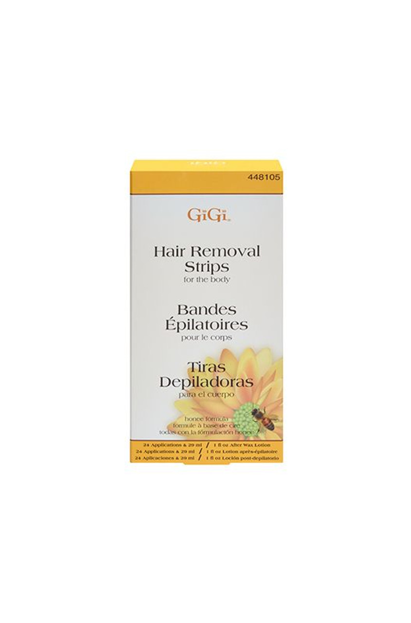 GiGi Hair Removal Strips, For Body, 12 Strips (24 Applications)