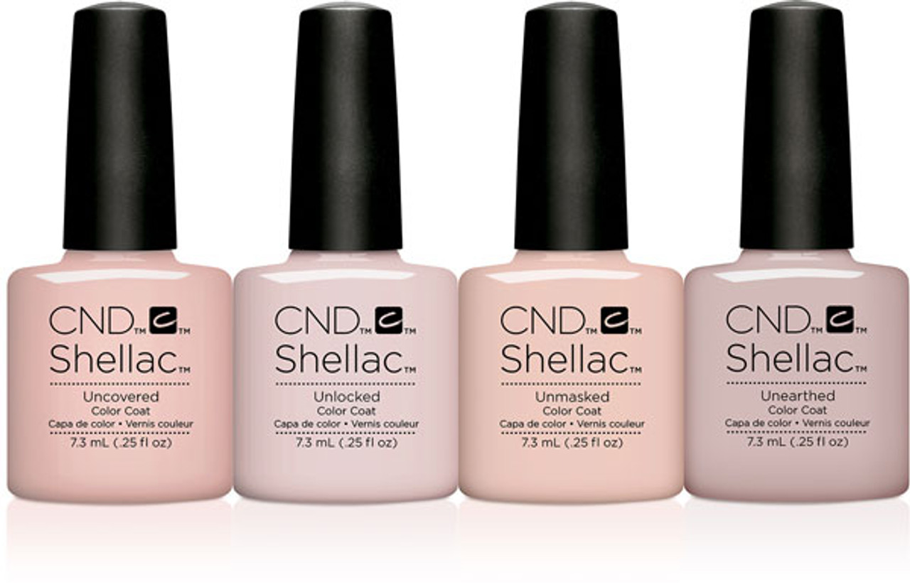 CND Shellac Gel Polish Nude The Collection