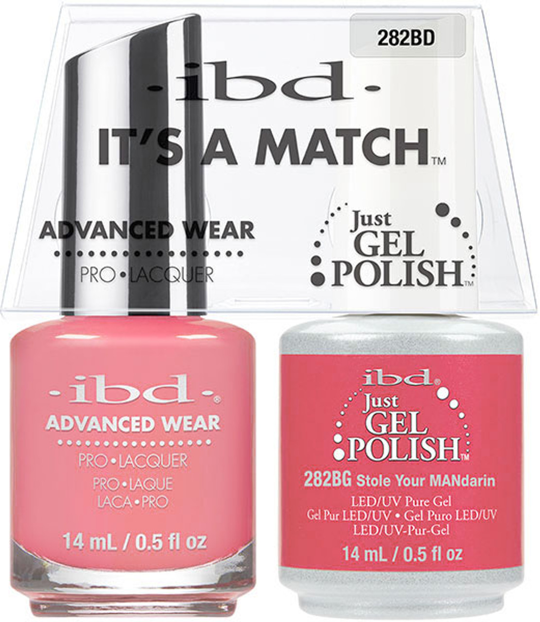 ibd It's A Match Advanced Wear Duo 282BD Stole Your MANdarin - 14 mL/ .5 oz